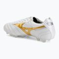 Fußballschuhe Mizuno Morelia II Elite FG white/football gold/galaxy silver 3