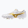 Fußballschuhe Mizuno Morelia II Pro FG white/football gold/galaxy silver