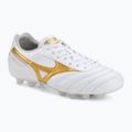 Fußballschuhe Mizuno Morelia II Pro FG white/football gold/galaxy silver