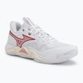 Damen-Volleyballschuhe Mizuno Wave Momentum Elite white/rose elegance/lava falls
