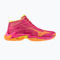 Volleyballschuhe Mizuno Wave Lightning Elite Mid pink tetra/fortune yellow/light