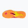 Volleyballschuhe Mizuno Wave Lightning Elite Mid pink tetra/fortune yellow/light 4