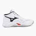 Volleyballschuhe Mizuno Wave Momentum Pro Mid white/black/fiery red 2