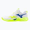Volleyballschuhe Mizuno Wave Momentum Pro white/lightning yellow/dazzling blue 8