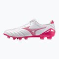 Fußballschuhe Mizuno Morelia Neo IV Pro FG white/fuchsia purple/fuchsia purple