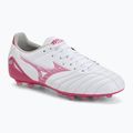 Fußballschuhe Mizuno Morelia Neo IV Pro AG white/fuchsia purple/fuchsia purple