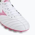 Fußballschuhe Mizuno Morelia Neo IV Pro AG white/fuchsia purple/fuchsia purple 7