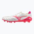 Fußballschuhe Mizuno Morelia Neo IV Beta Elite FG white/pink tetra/fuchsia purple