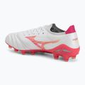 Fußballschuhe Mizuno Morelia Neo IV Beta Elite FG white/pink tetra/fuchsia purple 3