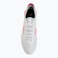 Fußballschuhe Mizuno Morelia Neo IV Beta Elite FG white/pink tetra/fuchsia purple 5