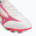 Fußballschuhe Mizuno Alfa III Select FG white/fuchsia purple 7