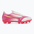 Kinder-Fußballschuhe Mizuno Alfa III Select Jr FG white/fuchsia purple 2