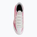Kinder-Fußballschuhe Mizuno Alfa III Select Jr FG white/fuchsia purple 5