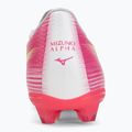 Kinder-Fußballschuhe Mizuno Alfa III Select Jr FG white/fuchsia purple 6
