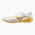 Fußballschuhe Mizuno Morelia Neo IV Beta Elite AG white/mp gold/cool gray 3c