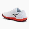 Herren-Tennisschuhe Mizuno Wave Enforce Court CC fiery red/white/sun-dried tomato 3