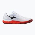 Herren-Tennisschuhe Mizuno Wave Enforce Court CC fiery red/white/sun-dried tomato