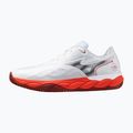Herren-Tennisschuhe Mizuno Wave Enforce Court CC fiery red/white/sun-dried tomato 2