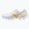 Kinder-Fußballschuhe Mizuno Monarcida Neo III Select FG white/mp gold