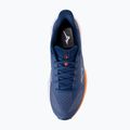 Herren-Laufschuhe Mizuno Wave Skyrise 7 estate blue/white/coral rose 5