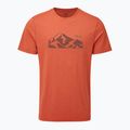 Herren Rab Mantle Mountain Tee rot Ton t-shirt 5