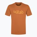 Herren Rab Stance Tech Sketch rot Erde T-Shirt