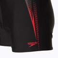 Herren-Schwimmshorts Speedo Placement Aquashort schwarz/rot 3