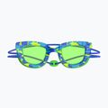 Speedo Kinderschwimmbrille Sunny G Pop Seasiders Print speedo blau camo / jello grün 2
