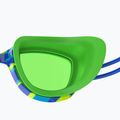 Speedo Kinderschwimmbrille Sunny G Pop Seasiders Print speedo blau camo / jello grün 4