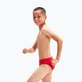 Speedo Logo Slip Kinder Badehose rot 8-00314914374 5