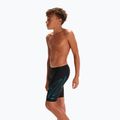 Speedo Hyper Boom Logo Platzierung Kinder schwimmen Jammer schwarz 8-00315515182 6