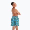 Bedruckte 15"-Wassershorts für Kinder Bolt/hellgelb/salso/grüne Schwimmshorts 4