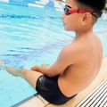 Speedo Medley Logo Aquashort Kinder Badehose navy blau 8-1241006864 9