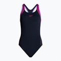 Speedo Hyperboom Splice Flyback Damen Badeanzug einteilig navy blau 8-00305015158