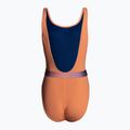 Speedo Belted Deep U-Back einteiliger Badeanzug für Damen orange 8-00307415485 2