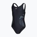Speedo Plastisol Placement Muscleback Kinder-Badeanzug einteilig schwarz 8-0832414380 3