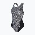 Speedo Damen-Badeanzug Allover Digital Recordbreaker schwarz/usa charcoal/shark grey/white 2