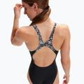 Speedo Damen-Badeanzug Allover Digital Recordbreaker schwarz/usa charcoal/shark grey/white 7
