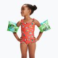 Speedo Charakter gedruckt Kinder Schwimmen Handschuhe chima azurblau/fluro grün 5