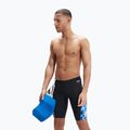 Herren Speedo Allover Digi V-Cut Badehose schwarz/blau 12