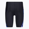 Herren Speedo Allover Digi V-Cut Badehose schwarz/blau 2