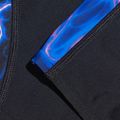 Herren Speedo Allover Digi V-Cut Schwimm-Boxershorts schwarz/blau 6