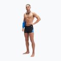 Herren Speedo Allover Digi V-Cut Schwimm-Boxershorts schwarz/blau 11