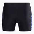 Herren Speedo Allover Digi V-Cut Schwimm-Boxershorts schwarz/blau 2