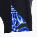 Herren Speedo Allover Digi V-Cut Schwimm-Boxershorts schwarz/blau 3