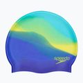 Badehaube Kinder Speedo Multi Colour Silicone Junior fluo artic/true cobalt/lemon drizzle