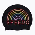 Speedo Gedruckte Silikon Stolz Regenbogen Badekappe