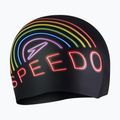 Speedo Gedruckte Silikon Stolz Regenbogen Badekappe 3