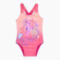 Badeanzug Kinder Speedo Digital Printed bloominous pink/cupid coral