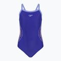 Speedo Platisol Placement Thinstrap Muscleback einteiliger Badeanzug für Kinder true cobalt/curious blue